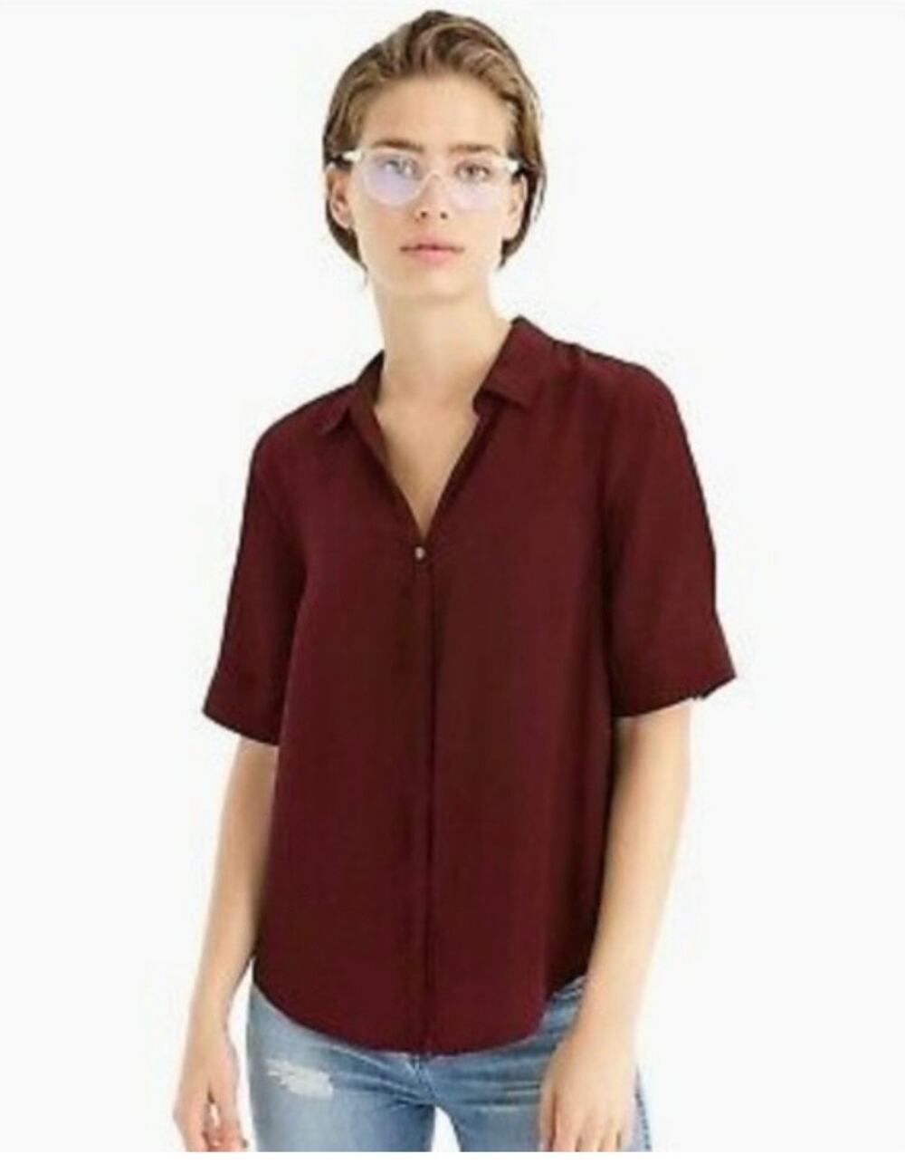 J. Crew silk blouse